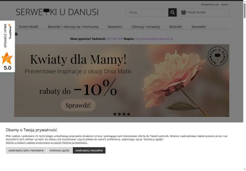 Serwetki u Danusi Adrianna Andrzejewska